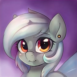 Size: 1024x1024 | Tagged: safe, artist:thisponydoesnotexist, derpibooru import, pony, ear piercing, earring, jewelry, neural network, piercing