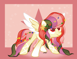 Size: 802x620 | Tagged: safe, artist:stelladiamond, derpibooru import, oc, oc:crystal nova, pegasus, pony, female, mare, solo, two toned wings, wings