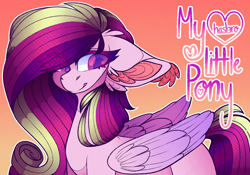 Size: 2388x1668 | Tagged: safe, artist:wisteriations, derpibooru import, princess cadance, alicorn, pony, pegasus cadance, solo