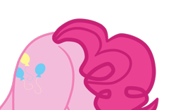 Size: 1194x747 | Tagged: safe, artist:gmaplay, derpibooru import, pinkie pie, earth pony, pony, ass, ass up, balloonbutt, butt, butt only, face down ass up, pictures of butts, simple background, solo, transparent background