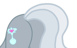 Size: 1194x747 | Tagged: safe, artist:gmaplay, derpibooru import, silver spoon, earth pony, pony, ass, ass up, butt, face down ass up, silverbutt, simple background, solo, transparent background
