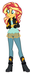 Size: 777x1833 | Tagged: safe, artist:gmaplay, derpibooru import, sunset shimmer, eqg summertime shorts, equestria girls, equestria girls series, boots, shoes, simple background, solo, transparent background