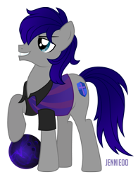 Size: 940x1200 | Tagged: safe, artist:jennieoo, derpibooru import, oc, oc:maverick, earth pony, pony, bowl, bowling, bowling ball, clothes, shirt, simple background, smiling, solo, transparent background, vector