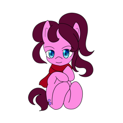 Size: 1920x1920 | Tagged: safe, artist:snowzaaah, derpibooru import, oc, oc only, earth pony, pony, 2021 community collab, clothes, derpibooru community collaboration, scarf, simple background, solo, transparent background