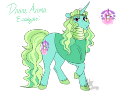 Size: 1024x768 | Tagged: safe, artist:arexstar, derpibooru import, oc, oc:divine aroma, pony, unicorn, female, mare, offspring, parent:king sombra, parent:tree hugger, simple background, solo, white background