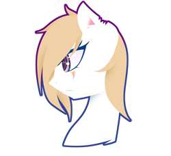 Size: 2565x2338 | Tagged: safe, artist:riariirii2, derpibooru import, oc, oc only, earth pony, pony, bust, earth pony oc, eye scar, scar, simple background, torn ear, transparent background