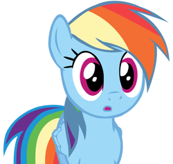 Size: 7870x7500 | Tagged: safe, artist:laszlvfx, derpibooru import, rainbow dash, pegasus, pony, daring don't, absurd resolution, simple background, solo, transparent background, vector