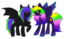 Size: 3600x2200 | Tagged: safe, artist:avrameow, artist:flysouldragon, artist:sinrinf, derpibooru import, oc, oc only, oc:avra, oc:flysoul dragon, dragon, pegasus, pony, 2021 community collab, derpibooru community collaboration, simple background, transparent background