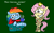 Size: 1184x740 | Tagged: safe, artist:dragonboi471, artist:rainbowdashsmailbag, derpibooru import, fluttershy, rainbow dash, pegasus, pony, christmas, clothes, faic, fluttertree, holiday, smug, smugdash, sweater, tied up