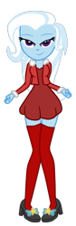 Size: 462x1369 | Tagged: safe, artist:gmaplay, derpibooru import, trixie, equestria girls, adorasexy, christmas, cute, diatrixes, holiday, sexy, solo