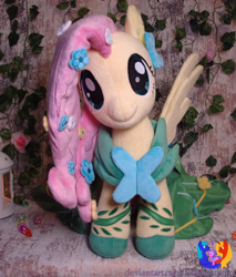 Size: 2304x2698 | Tagged: safe, artist:1stastrastudio, derpibooru import, fluttershy, pegasus, pony, clothes, dress, gala dress, irl, photo, plushie, solo