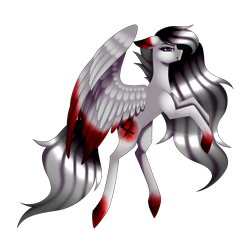 Size: 2582x2573 | Tagged: safe, artist:minelvi, derpibooru import, oc, oc only, oc:thundercloud, pegasus, pony, colored hooves, flying, pegasus oc, rearing, simple background, solo, transparent background, wings