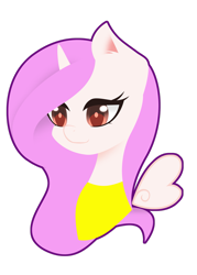 Size: 2073x2892 | Tagged: safe, artist:riariirii2, derpibooru import, oc, oc only, alicorn, pony, alicorn oc, bust, eyelashes, horn, neckerchief, simple background, solo, transparent background, wings