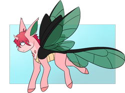 Size: 1400x1041 | Tagged: safe, artist:the-dreepy-mom, derpibooru import, oc, oc:berry minty, changedling, changeling, male, solo