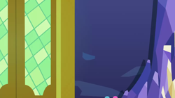 Size: 1280x720 | Tagged: safe, derpibooru import, screencap, best gift ever, background, liminal space, no pony, scenic ponyville, twilight's castle