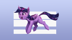 Size: 3264x1836 | Tagged: safe, artist:vanillaghosties, twilight sparkle, twilight sparkle (alicorn), alicorn, pony, cute, female, folded wings, happy, mare, open mouth, smiling, solo, twiabetes, wings