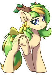 Size: 1200x1800 | Tagged: safe, artist:ravistdash, derpibooru exclusive, derpibooru import, oc, oc:titania, 2021 community collab, derpibooru community collaboration, flower, simple background, smiling, solo, standing, transparent background, tree branch, underhoof