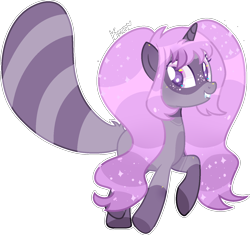 Size: 1464x1375 | Tagged: safe, artist:kurosawakuro, derpibooru import, oc, pony, unicorn, augmented tail, female, mare, simple background, solo, transparent background