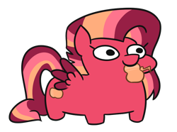 Size: 798x595 | Tagged: safe, artist:jargon scott, derpibooru import, oc, oc:apple butter, squatpony