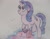 Size: 4873x3825 | Tagged: safe, artist:star lily, derpibooru import, starlight glimmer, inflatable pony, pony, unicorn, inflatable, shiny, traditional art, transformation