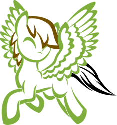 Size: 1280x1369 | Tagged: safe, artist:up1ter, derpibooru import, oc, oc only, oc:delta hooves, pegasus, pony, commission, cute, lineart, male, simple background, solo, spread wings, stallion, transparent background, wings