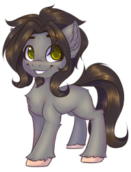 Size: 985x1287 | Tagged: safe, artist:falafeljake, derpibooru import, oc, oc:unreal sergey, earth pony, pony, 2021 community collab, blank flank, derpibooru community collaboration, facial hair, goatee, simple background, transparent background