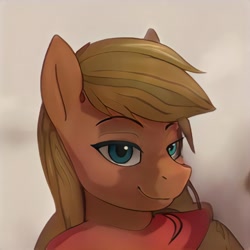 Size: 1024x1024 | Tagged: safe, artist:thisponydoesnotexist, derpibooru import, oc, earth pony, cloak, clothes, male, neural network, smiling, smirk, solo, stallion