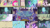 Size: 1990x1119 | Tagged: safe, derpibooru import, edit, edited screencap, editor:quoterific, screencap, applejack, double diamond, fluttershy, party favor, pinkie pie, rainbow dash, rarity, starlight glimmer, sugar belle, twilight sparkle, twilight sparkle (alicorn), alicorn, earth pony, pegasus, pony, unicorn, the cutie map, cutie map, cutie mark vault, equal cutie mark, mane six, offbeat, our town, staff, staff of sameness, twilight's castle