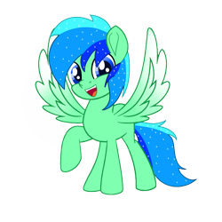 Size: 1500x1500 | Tagged: safe, artist:jadebreeze115, derpibooru import, oc, oc:jade breeze, pegasus, 2021 community collab, artist, blue eyes, derpibooru community collaboration, male, newbie artist training grounds, simple background, stallion, transparent background