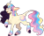 Size: 1432x1170 | Tagged: safe, artist:wanderingpegasus, derpibooru import, oc, oc only, oc:supernova, classical unicorn, pony, unicorn, chest fluff, cloven hooves, curved horn, eye clipping through hair, female, horn, leonine tail, mare, open mouth, raised hoof, raised leg, simple background, smiling, solo, transparent background, unshorn fetlocks