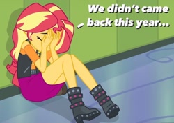 Size: 856x608 | Tagged: safe, artist:luigigamer25, derpibooru import, edit, sunset shimmer, better together, equestria girls, forgotten friendship, grammar error, meta, op can't let go, op needs help, op needs to stop, twitter