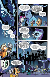 Size: 835x1284 | Tagged: safe, artist:andypriceart, derpibooru import, idw, applejack, cactus rose, crystal (character), dust devil (idw), marini, medley brook, zecora, earth pony, pony, spoiler:comic, spoiler:comic92, preview, season 10