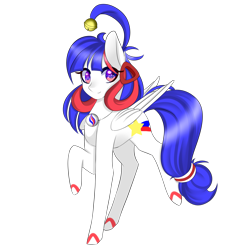 Size: 2451x2447 | Tagged: safe, artist:riariirii2, derpibooru import, oc, oc only, pegasus, pony, pegasus oc, raised hoof, simple background, solo, transparent background, wings