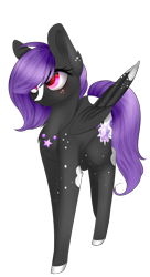 Size: 1805x3323 | Tagged: safe, artist:riariirii2, derpibooru import, oc, oc only, pegasus, pony, blushing, colored hooves, eyelashes, pegasus oc, simple background, solo, transparent background, wings