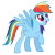 Size: 764x760 | Tagged: safe, artist:themightyshizam, derpibooru import, rainbow dash, pegasus, pony, simple background, solo, transparent background, vector