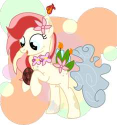 Size: 631x674 | Tagged: safe, artist:pure-blue-heart, derpibooru import, oc, oc:dune flower, original species, pony, bipedal, egg, female, mare, scented pony, simple background, solo, transparent background