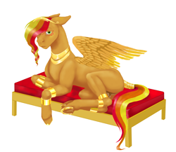 Size: 4639x4024 | Tagged: safe, artist:evgenya, derpibooru import, oc, oc only, oc:flame, pegasus, fainting couch, male, pegasus oc, simple background, solo, wings