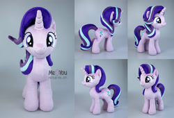 Size: 2000x1357 | Tagged: safe, artist:meplushyou, derpibooru import, starlight glimmer, pony, unicorn, cute, glimmerbetes, photo, plushie, smiling, solo