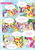 Size: 826x1169 | Tagged: safe, derpibooru import, applejack, fluttershy, pinkie pie, rainbow dash, rarity, sunset shimmer, twilight sparkle, twilight sparkle (alicorn), alicorn, earth pony, pegasus, pony, unicorn, comic, friendship cake, magazine scan, mane six