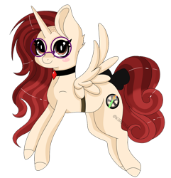 Size: 1280x1327 | Tagged: safe, artist:kireiinaa, derpibooru import, oc, alicorn, pony, absurd resolution, female, glasses, mare, simple background, solo, transparent background