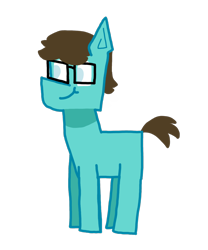 Size: 5000x6000 | Tagged: safe, alternate version, artist:switcharoo, derpibooru exclusive, derpibooru import, oc, oc only, oc:switcharoo, earth pony, 2021 community collab, derpibooru community collaboration, earth pony oc, glasses, happy, male, simple background, solo, stallion, transparent background