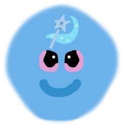 Size: 1153x1200 | Tagged: safe, artist:mega-poneo, derpibooru import, trixie, pony, unicorn, ball, female, mare, morph ball, ms paint, simple background, solo, stylistic suck, transparent background, trixieball