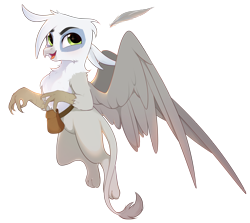 Size: 1878x1674 | Tagged: safe, artist:spoosha, derpibooru import, oc, oc only, oc:blake, griffon, 2021 community collab, derpibooru community collaboration, flying, simple background, solo, transparent background