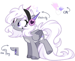 Size: 1768x1434 | Tagged: safe, artist:cinnamontee, derpibooru import, oc, oc:yui, pegasus, pony, female, headphones, mare, simple background, solo, transparent background, two toned wings, wings