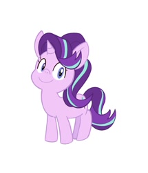 Size: 866x1005 | Tagged: safe, artist:brandoncaboose, derpibooru import, starlight glimmer, pony, unicorn, cute, female, glimmerbetes, looking at you, mare, simple background, smiling, solo, white background