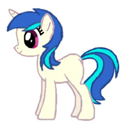 Size: 300x295 | Tagged: safe, artist:redman, derpibooru import, dj pon-3, vinyl scratch, pony, unicorn, pony creator, 30 minute art challenge, base used, female, mare, missing accessory, missing cutie mark, simple background, solo, trotcon, trotcon online, white background