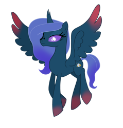 Size: 1280x1340 | Tagged: safe, artist:kucysia123, derpibooru import, oc, oc only, oc:sterling silence, changepony, base used, offspring, parent:pharynx, parent:princess luna, parents:lunarynx, simple background, solo, transparent background