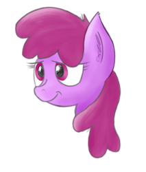Size: 850x1000 | Tagged: safe, artist:lazymort, derpibooru import, berry punch, berryshine, earth pony, pony, berrytube, bust, female, mare, simple background, smiling, solo, transparent background
