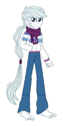 Size: 306x597 | Tagged: safe, artist:loomytyranny, derpibooru import, double diamond, earth pony, equestria girls, barefoot, feet, png, simple background, transparent background