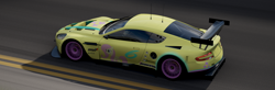 Size: 1920x626 | Tagged: safe, derpibooru import, fluttershy, pegasus, pony, aston martin, aston martin dbr9, car, forza motorsport 7, game screencap, solo